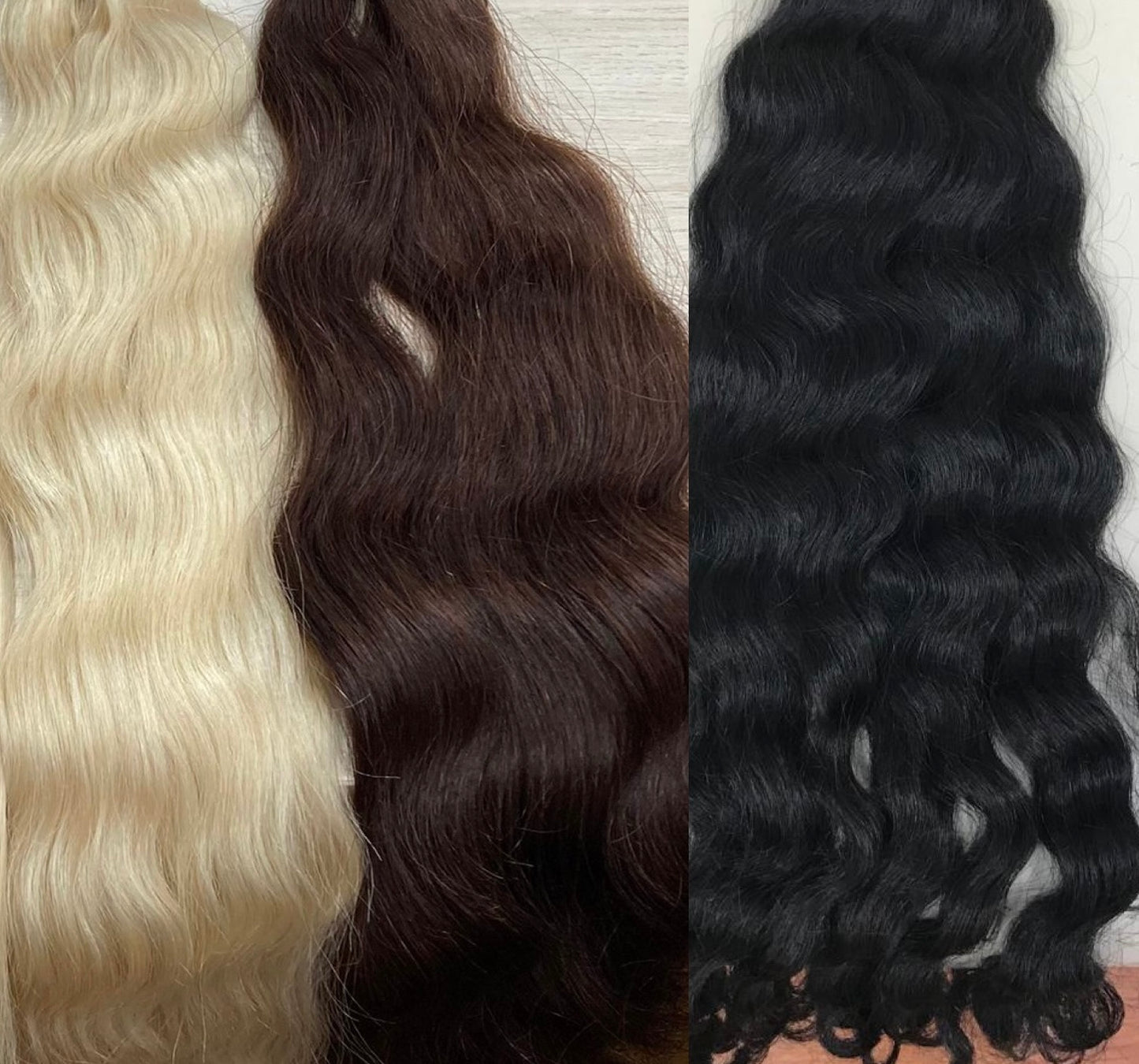 Wavy weft